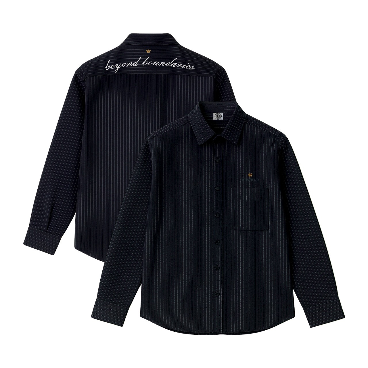 Bewear - Long Shirt Stripe Navy