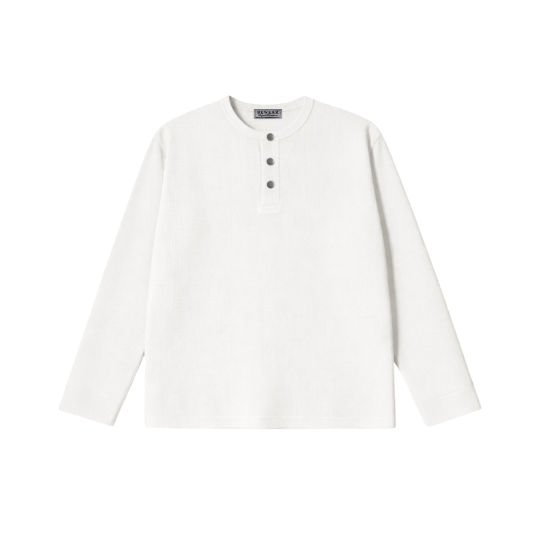 Bewear - Henly Long Sleeve Broken Whitee