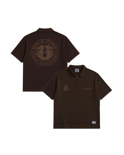 Image of Bewear - Polo Essential Puff Brown 250 GSM