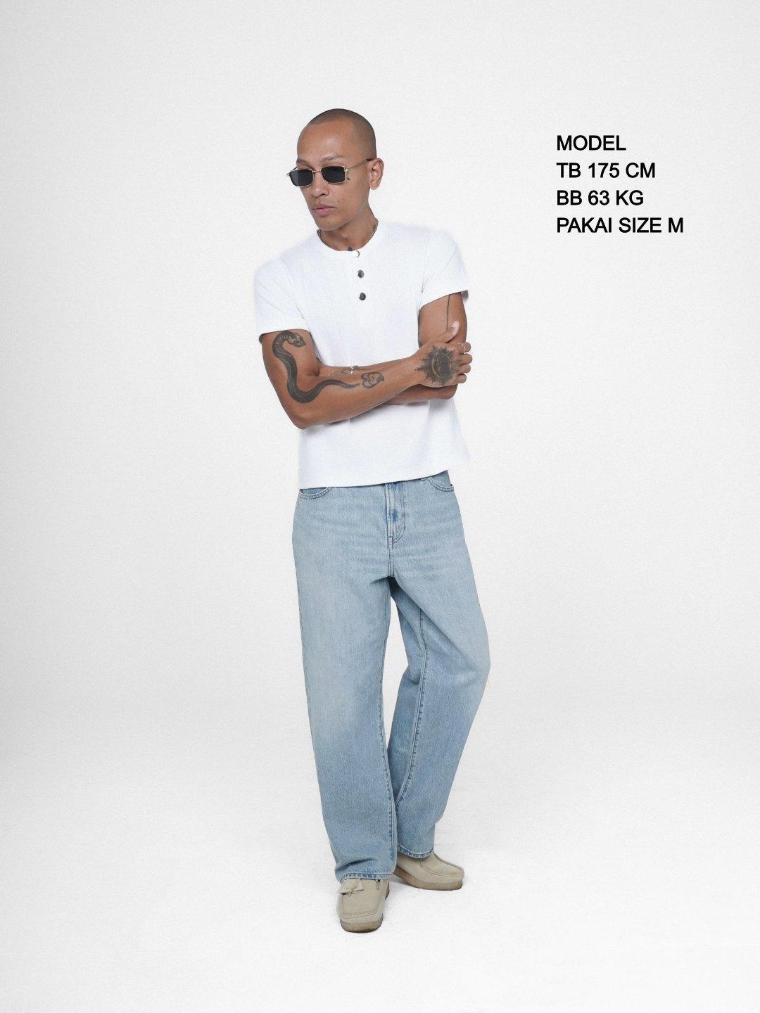 Bewear - Henly Short Sleeve Whitee