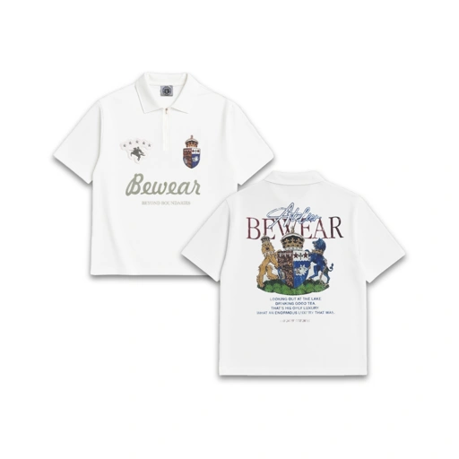 Image of Bewear - Polo Horse Star Whitee 235GSM