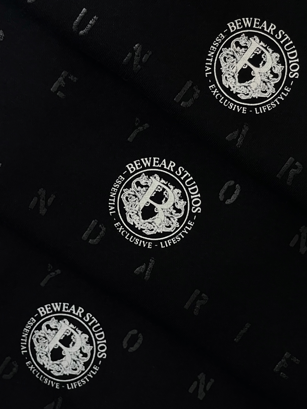 Bewear - Essential Boxy Polo - Accent List Black 250GSM