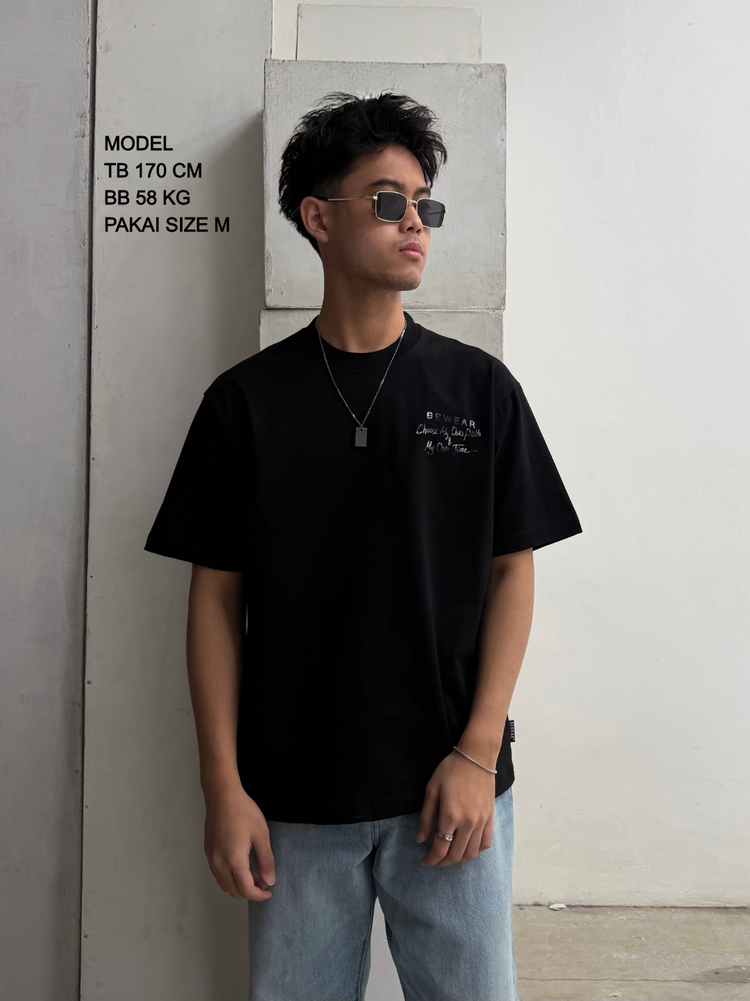 Bewear - Oversize T-shirt Watch Black