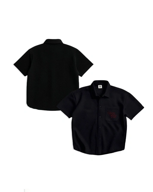 Image of Bewear - Boxy Shirt Diamond Black