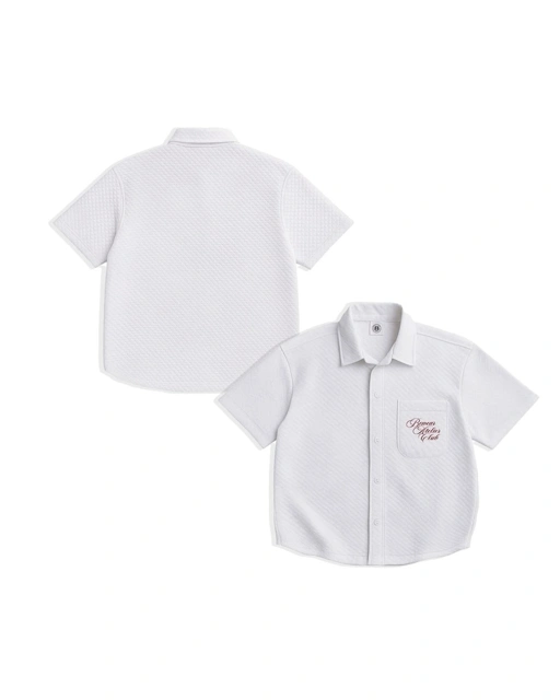 Image of Bewear - Boxy Shirt Diamond Whitee