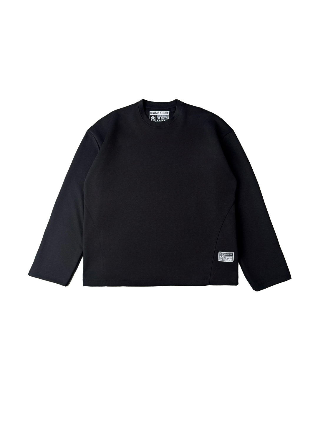 Bewear - Longsleeve Blank Boxy 290GSM Black