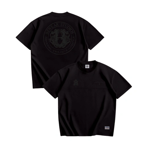 Image of Bewear - Essentials Puff Oversize T-Shirt Black
