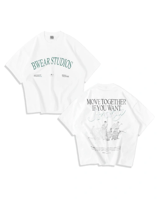 Image of Bewear - Oversized Boxy T-shirt 235GSM “ Move”