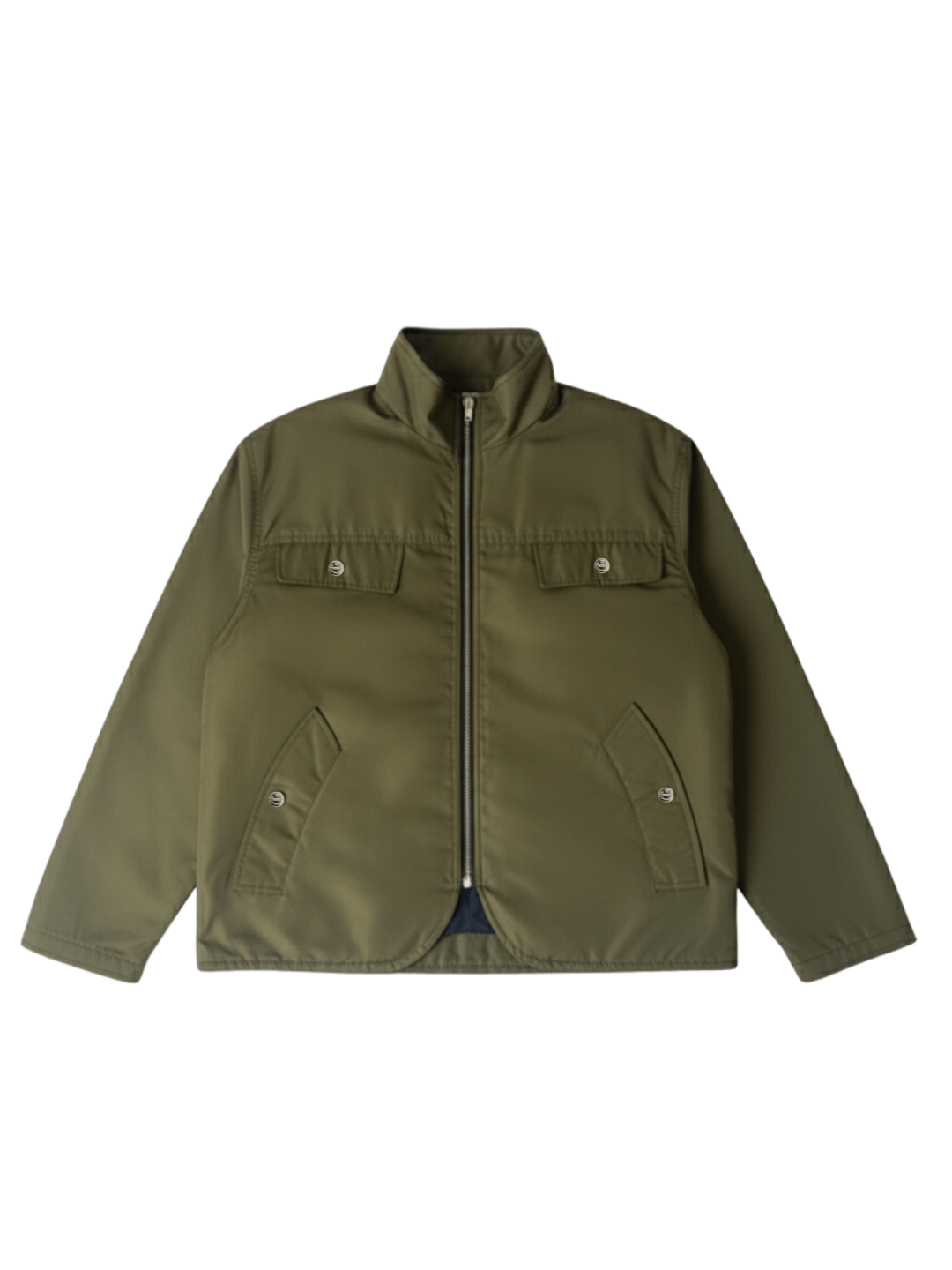 Bewear - Utility Zip Jacket Olive Green
