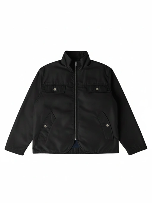Image of Bewear - Utility Zip Jacket Black