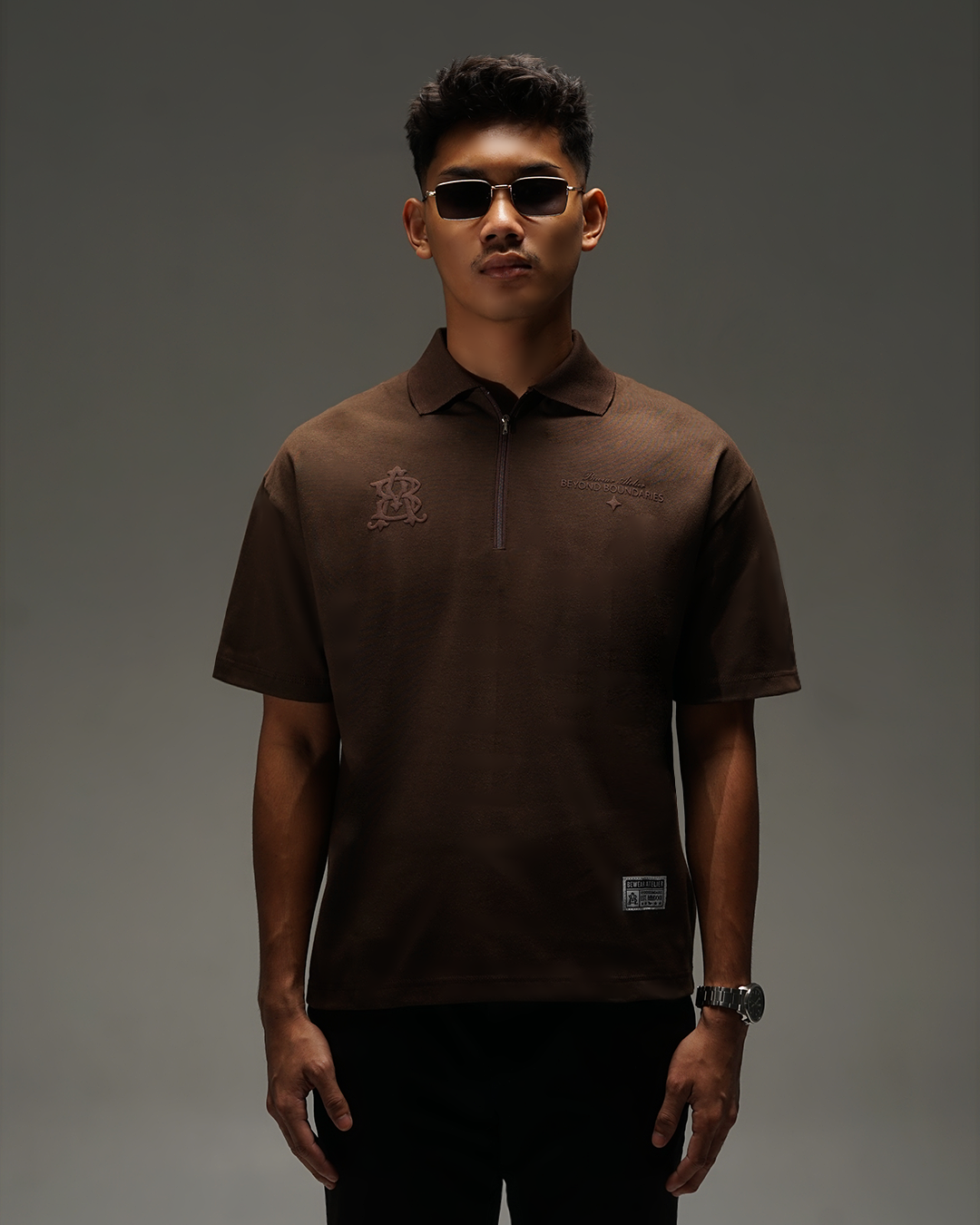 Bewear - Polo Essential Puff Brown 250 GSM
