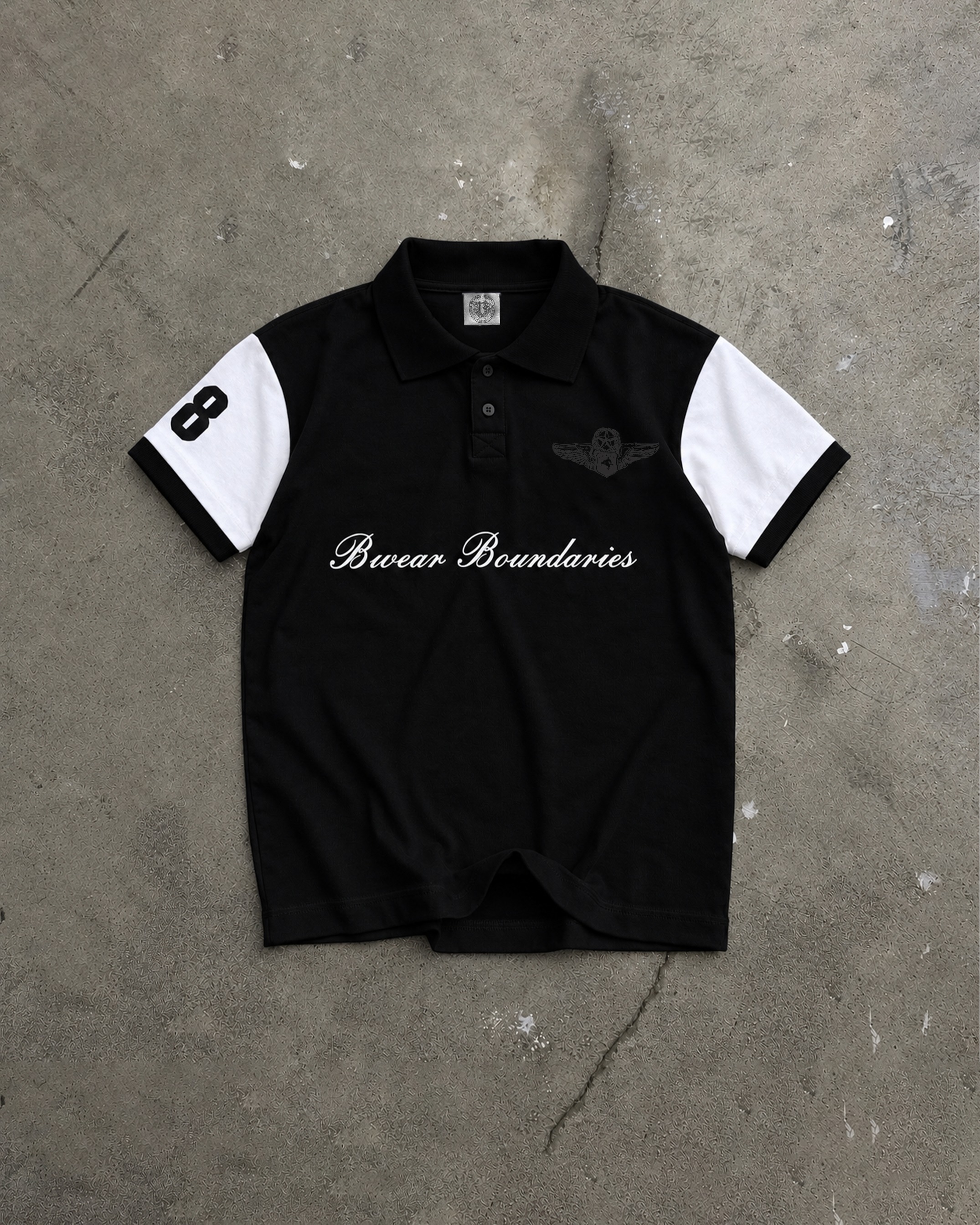 Bewear - Fitted Polo Wings Black
