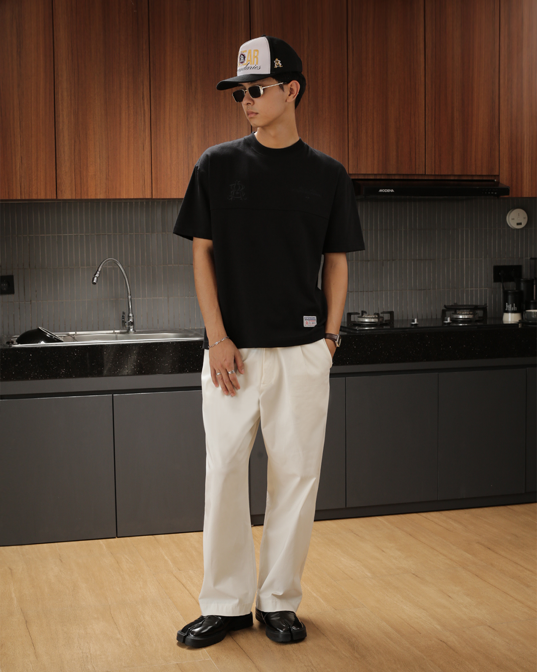 Bewear - Essentials Puff Oversize T-Shirt Black 250GSM