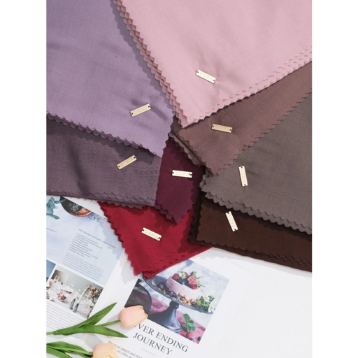 Uzma Indonesia ZIBA Basic Scarf Syar'i 140 x 140 cm Voal Arabian Miracle Segi Empat Polos BROKEN WHITE EMERALD BLACK NAVY