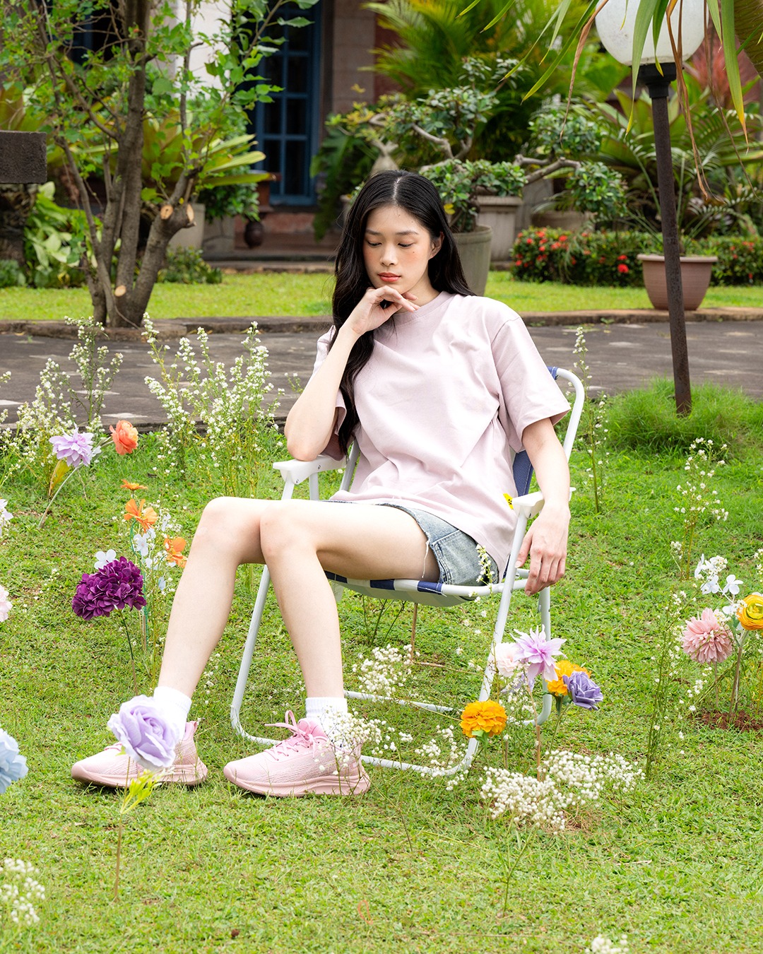 KIN Cotton Relaxed Fit The Gramps Backyard