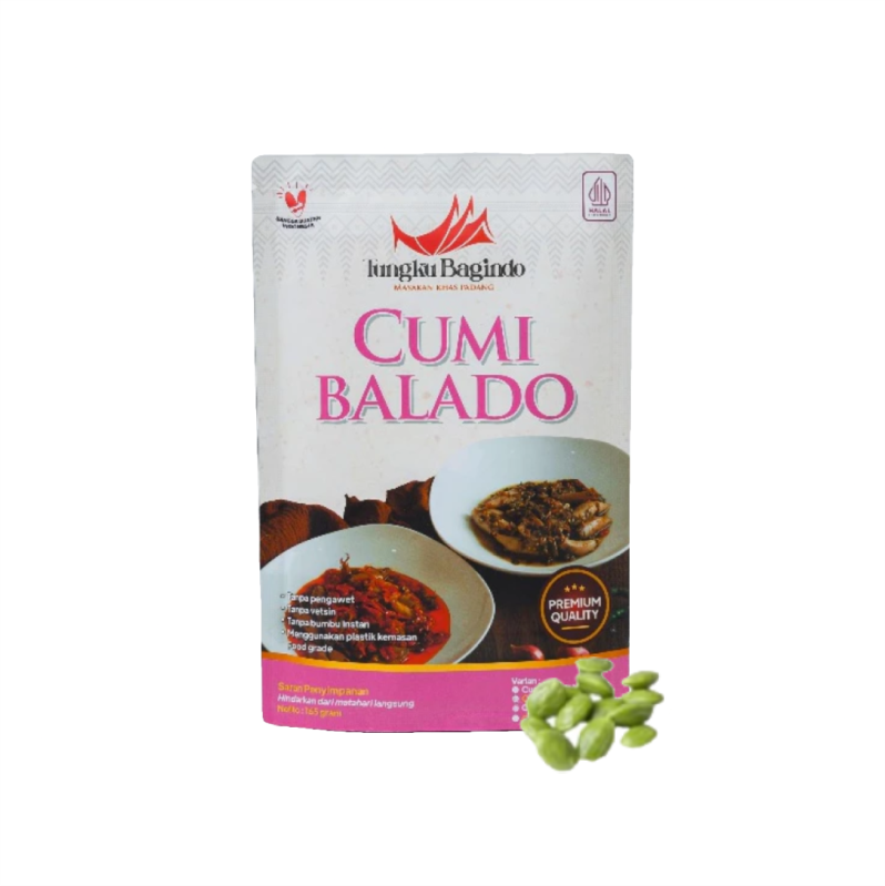 Cumi Balado Pete Instan - Makanan Siap Saji - Makanan Instan - Tungku Bagindo
