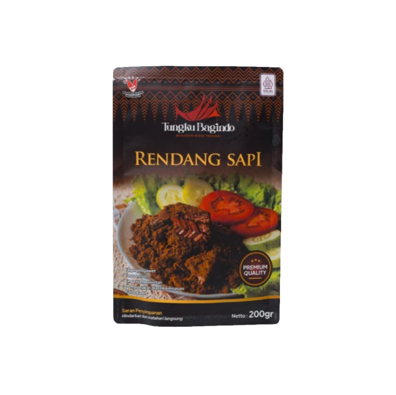 Rendang Sapi Instan - Makanan Siap Saji - Makanan Instan - Tungku Bagindo