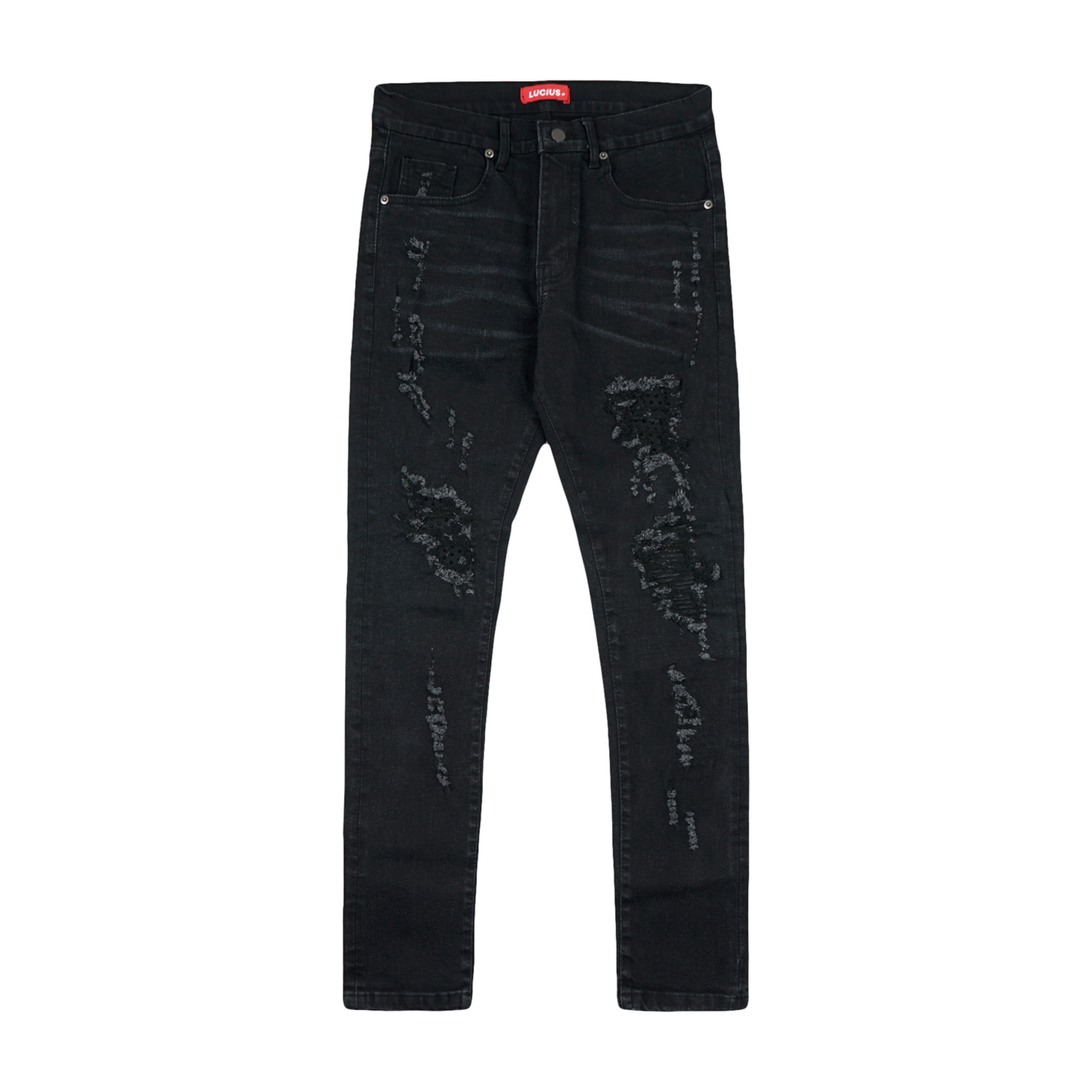 LUCIUS SHADOW RIOT RIPPED JEANS