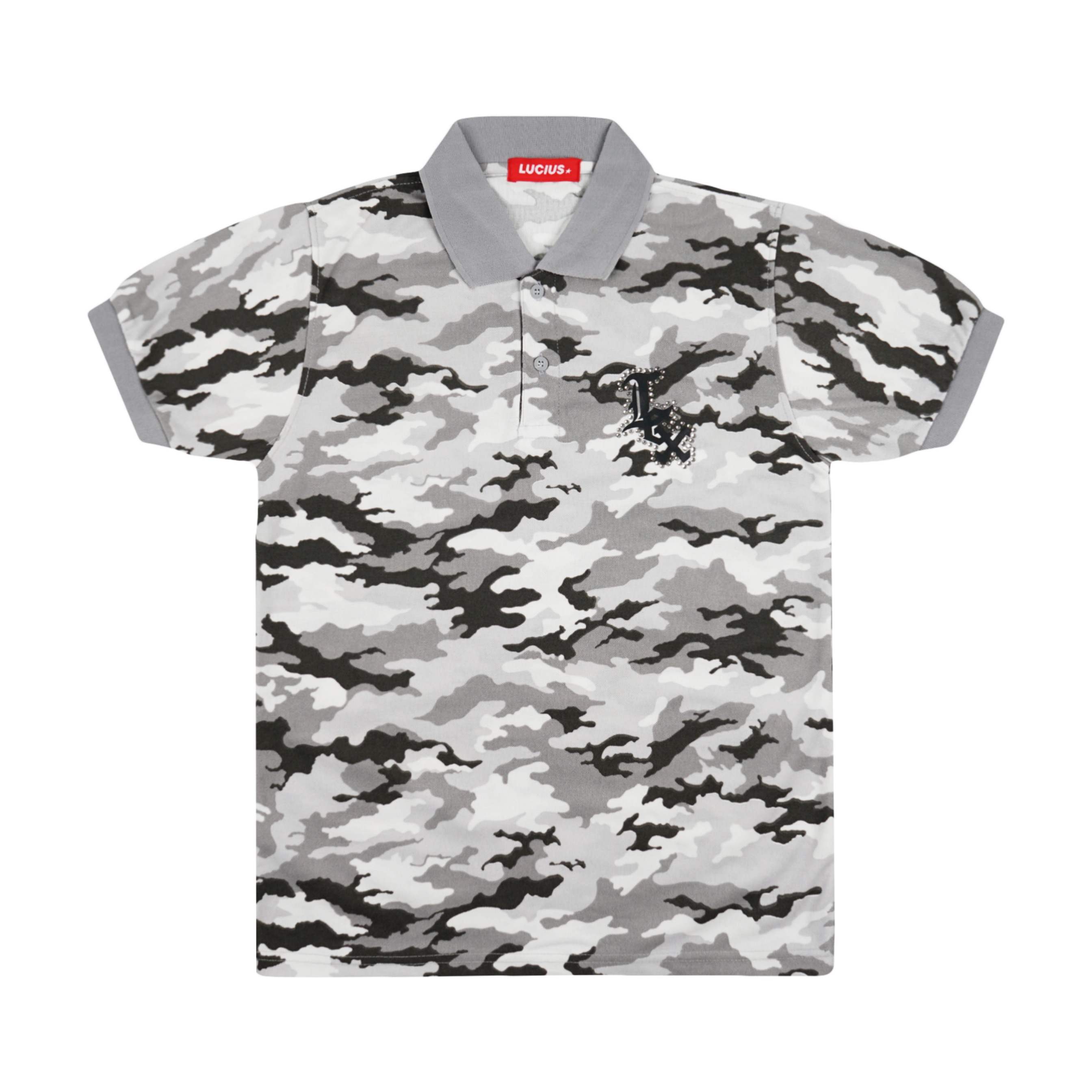 LUCIUS POLO SHIRT ARCTIC CAMO