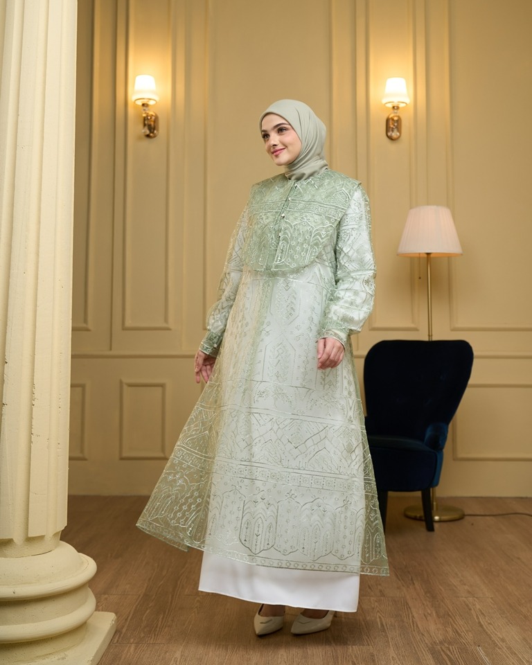 Amira Outer - Olive Mist