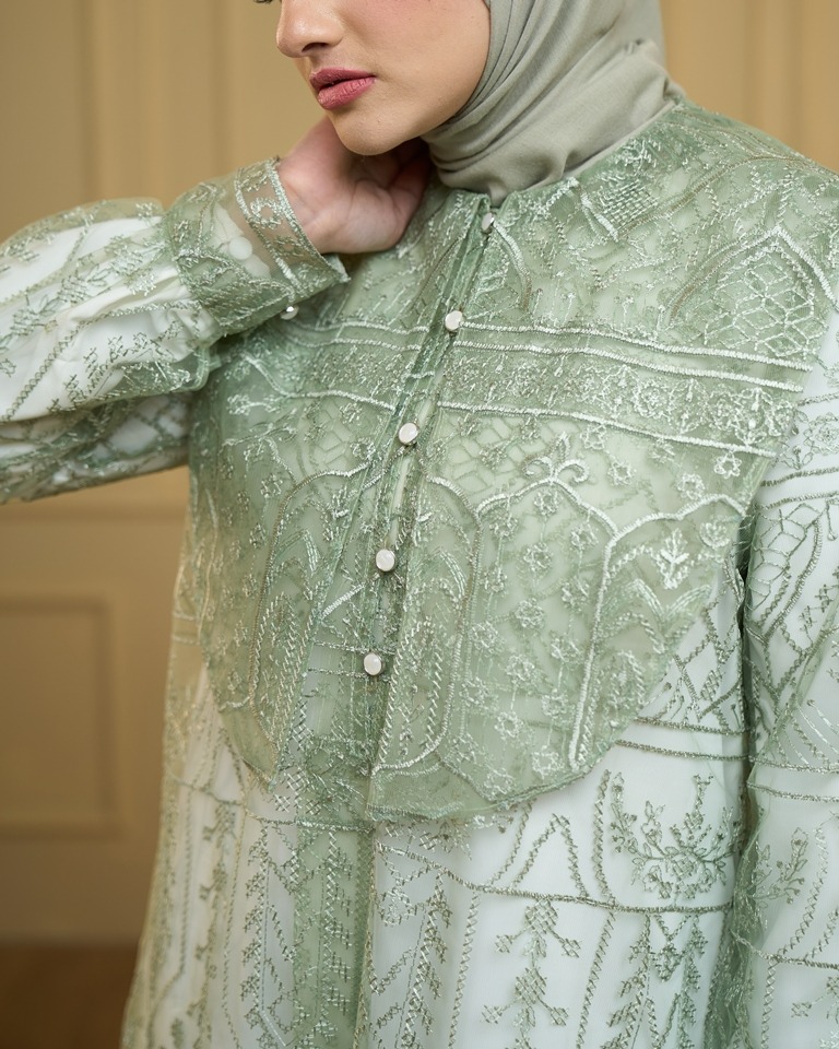 Amira Outer - Olive Mist