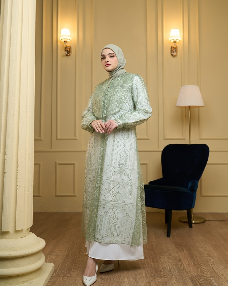 Amira Outer - Olive Mist