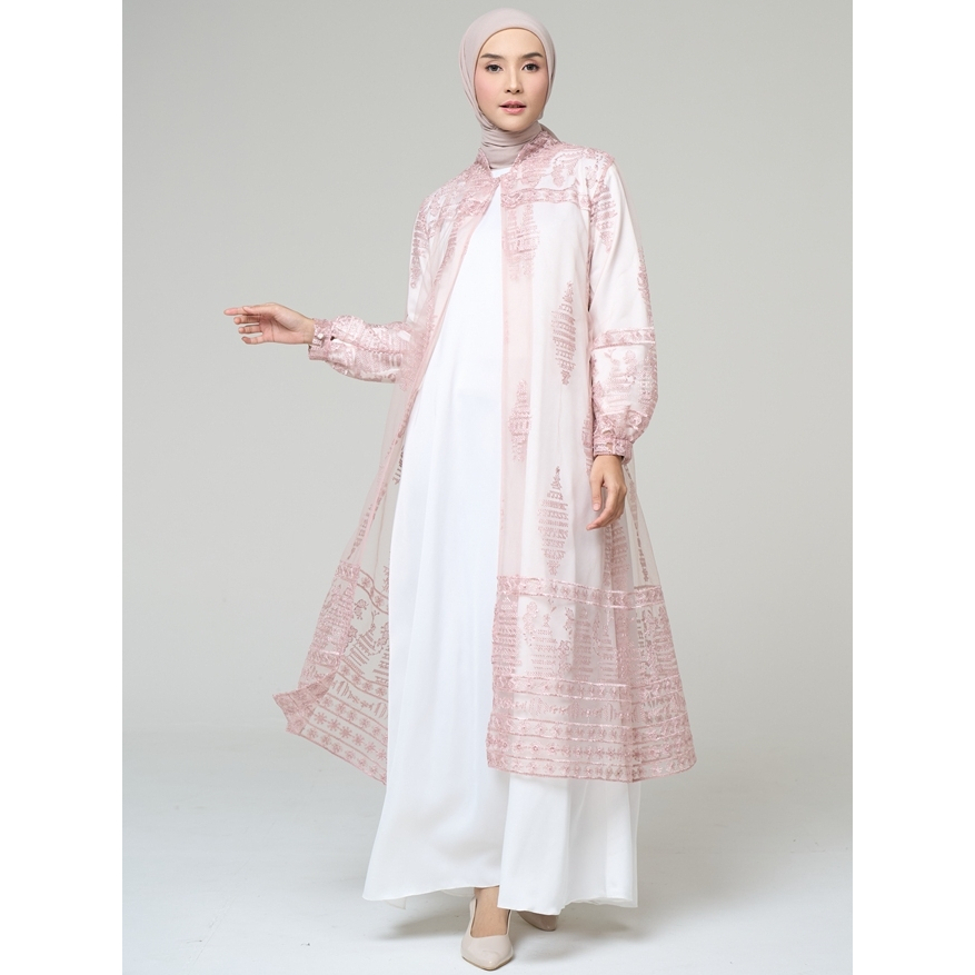 House Of Syaira - Inner Only Bahan Satin Putih