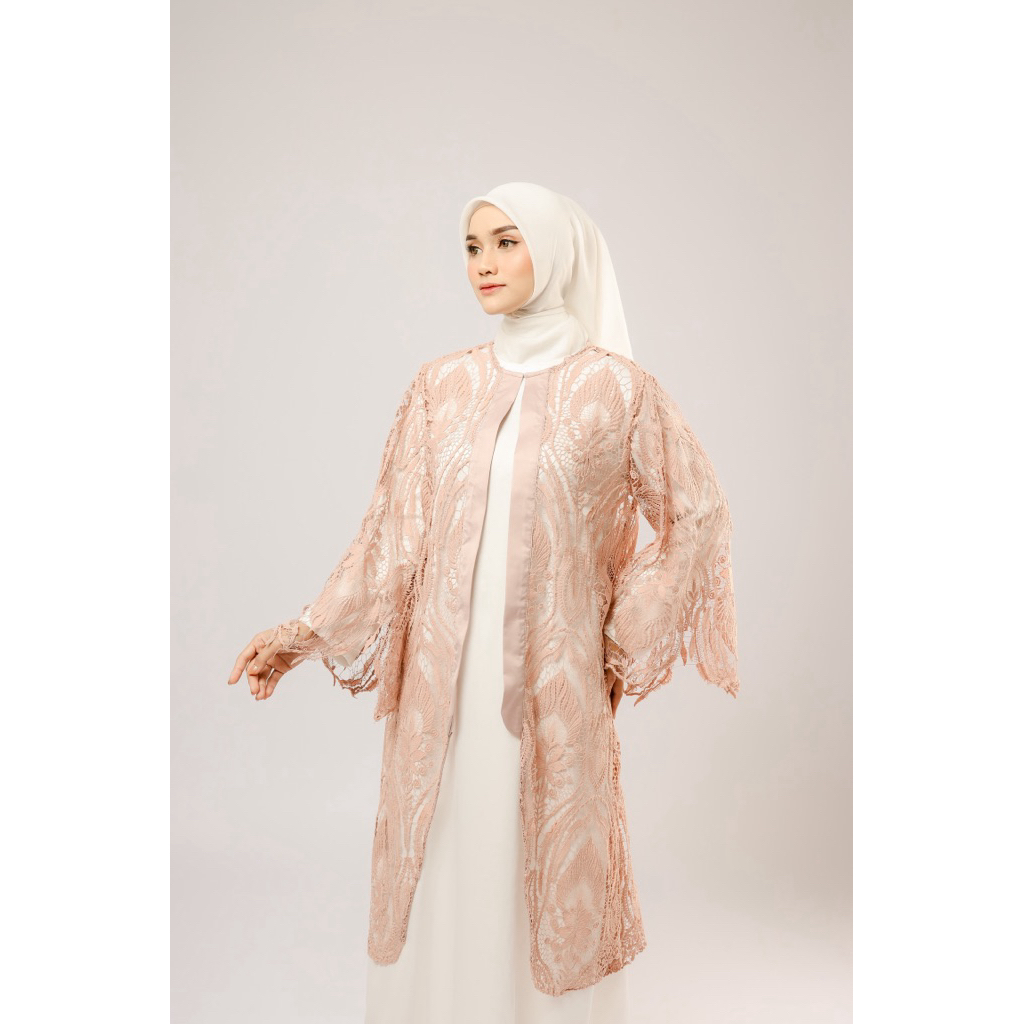 House of Syaira Serena Outer - Outer Panjang Wanita Loose Fit Modest Elegan