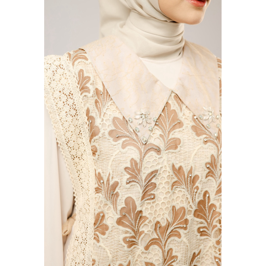 House of Syaira Rayhana Outer - Outer Wanita Premium Lace Elegan Payet Premium