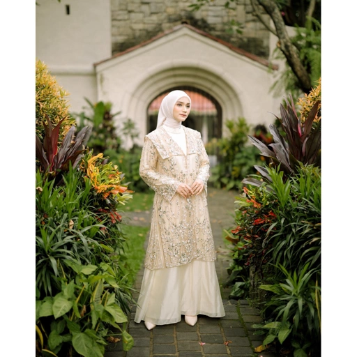 House of Syaira Hilya Outer - Outer Wanita Bordir Payet Elegan Lengan Panjang