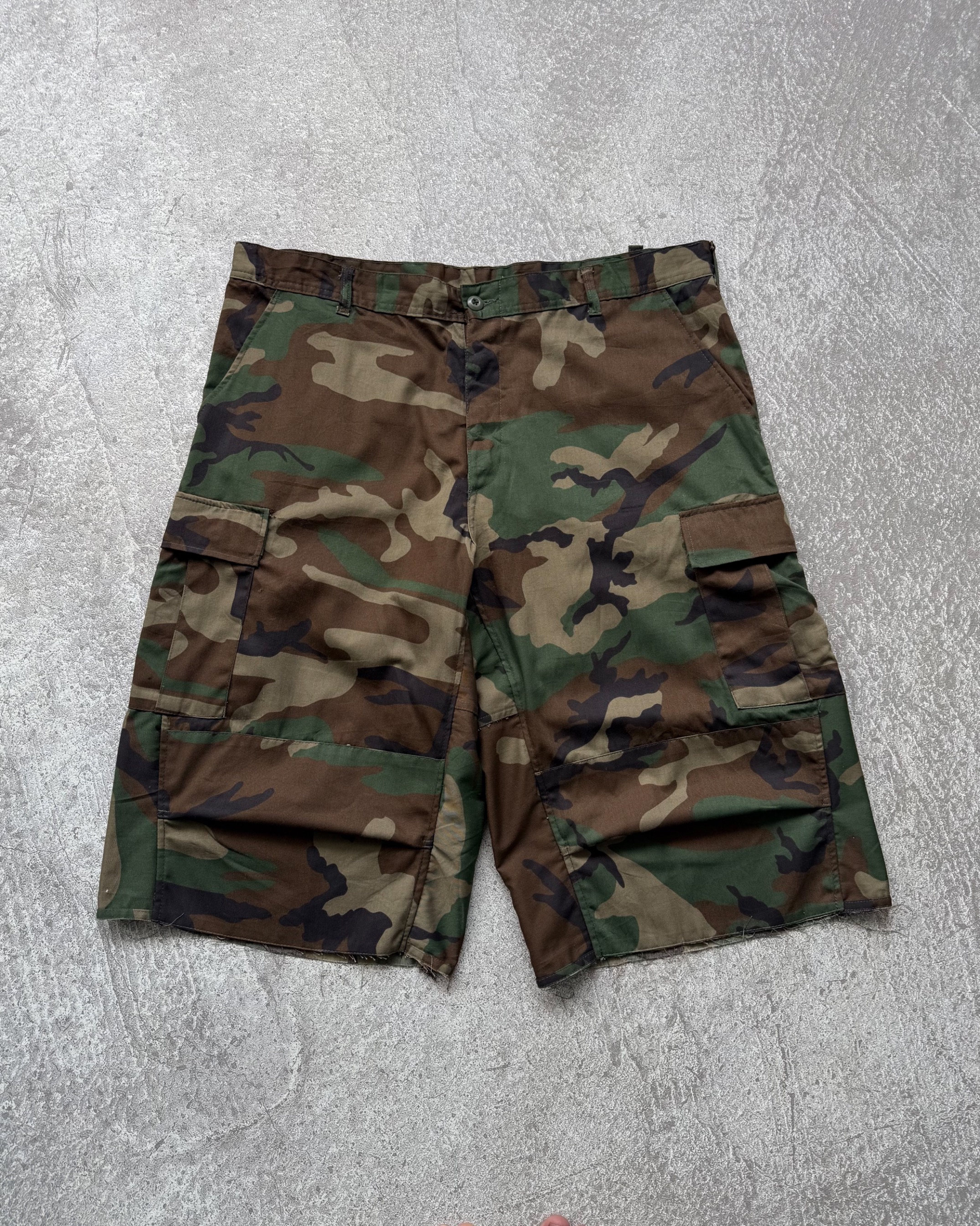 Reworked 2000s US Army Camo Shorts