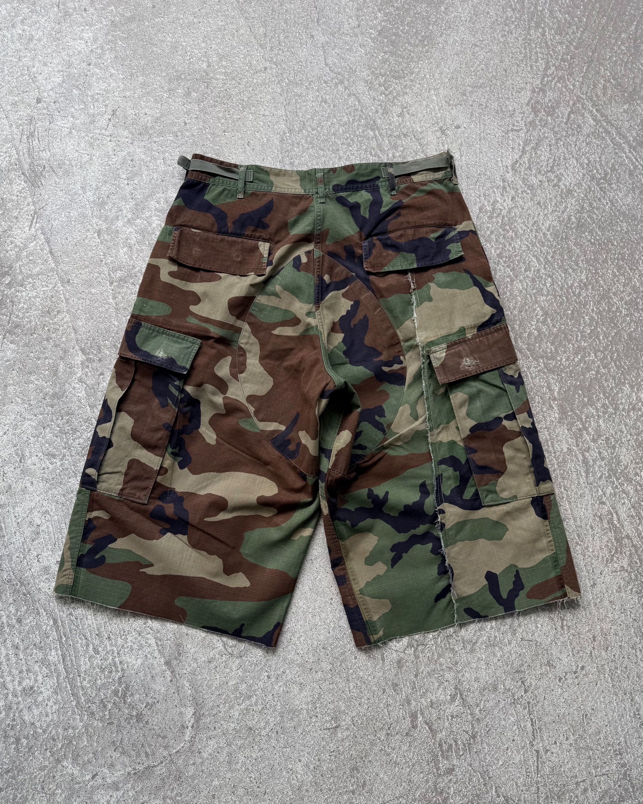Reworked 1980s US Army Camo Shorts