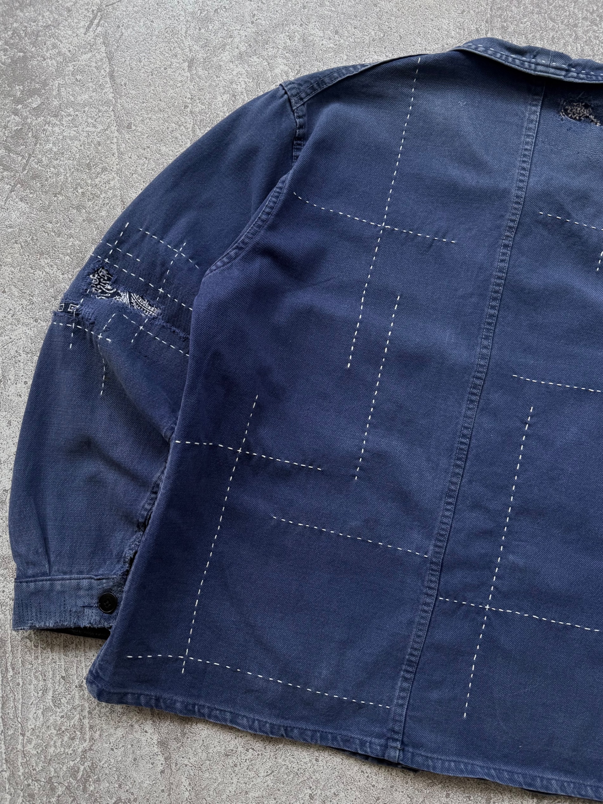 NO.032 REWORKED 1950-1960'S FRENCH WORK JACKET