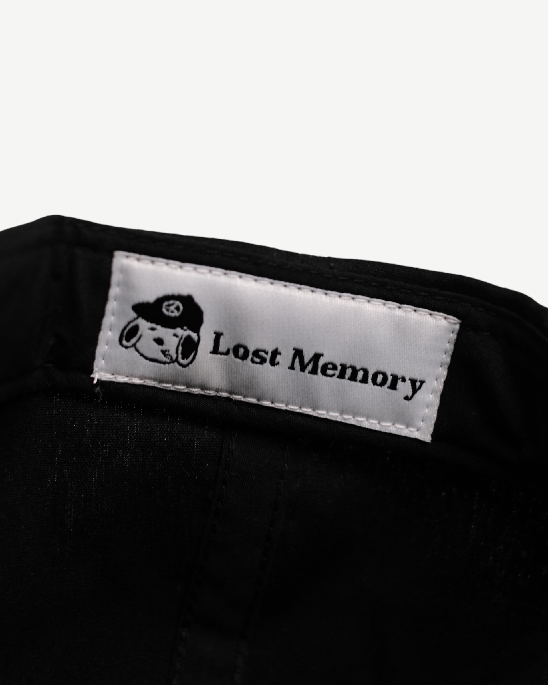Signature Logo Snapback Black  