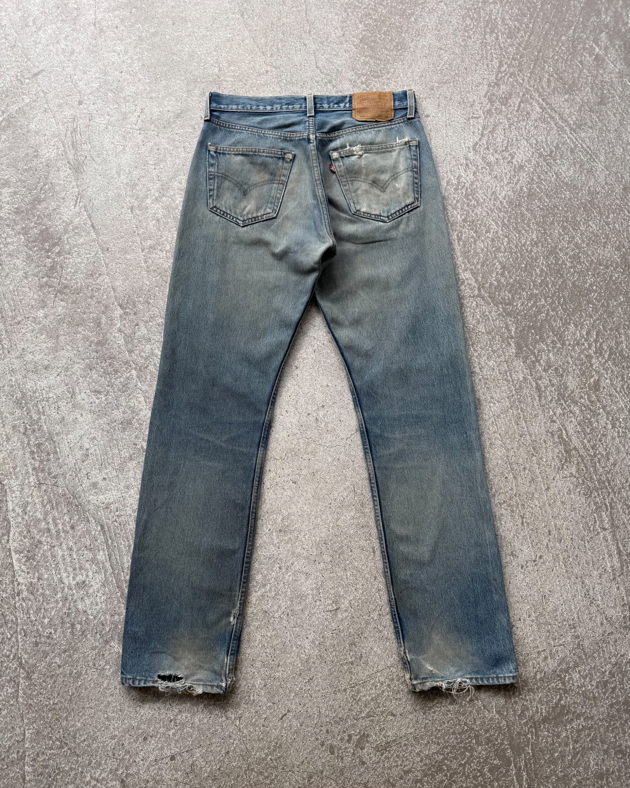 Vintage 2000s Levi's 501xx Distressed Mudwash Jeans
