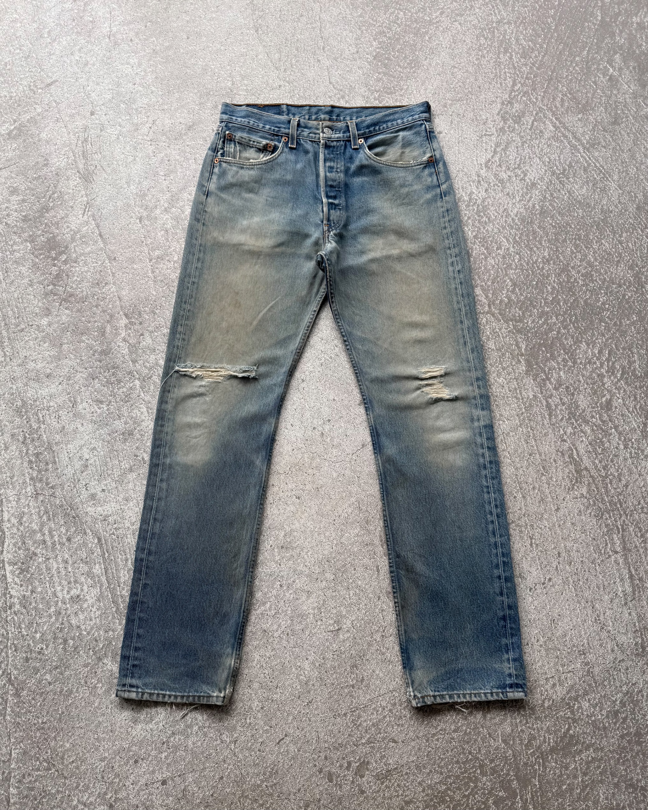 Vintage 2000s Levi's 501xx Distressed Mudwash Jeans