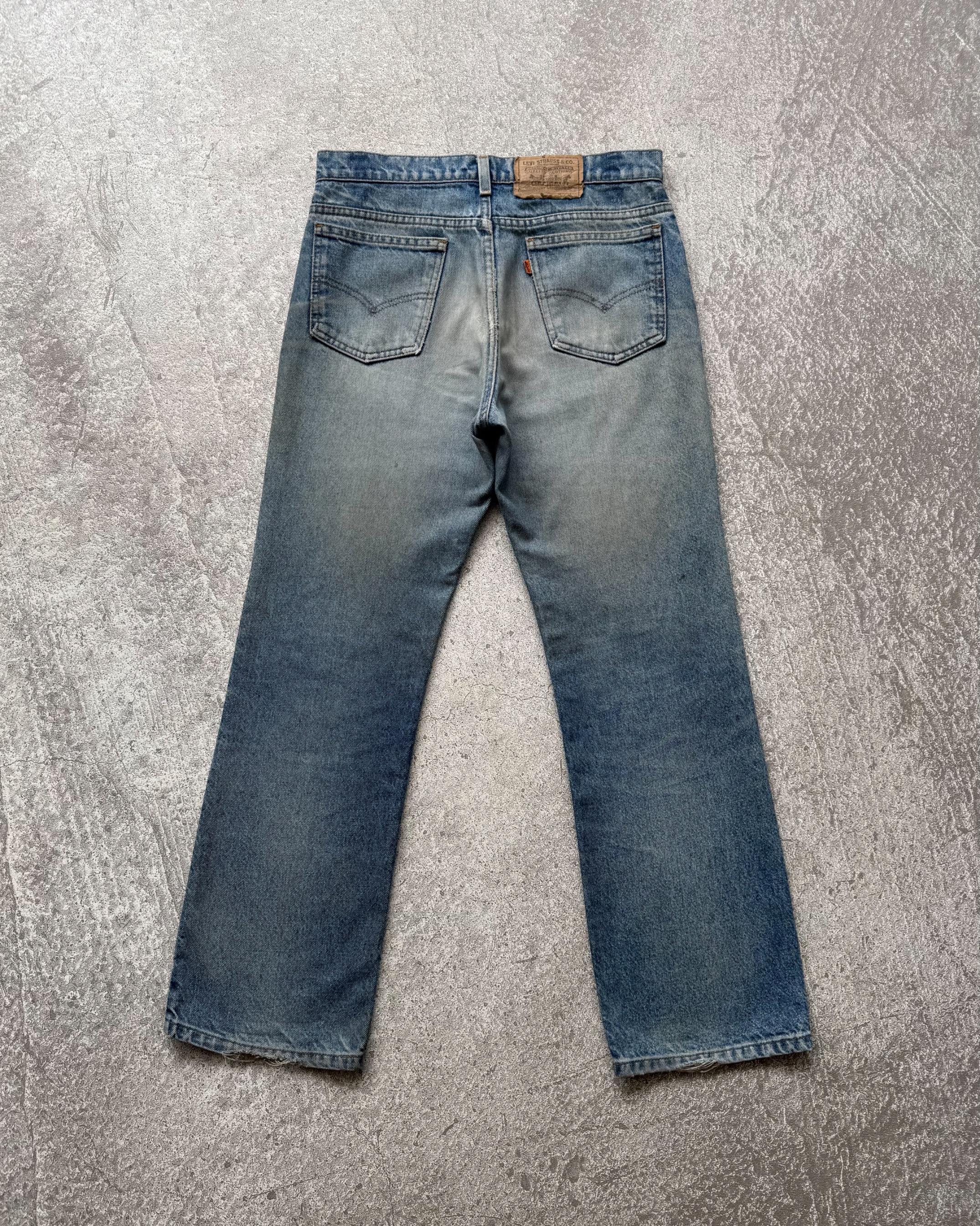 Vintage 1980s Levi's 517 Mudwash Blue Jeans
