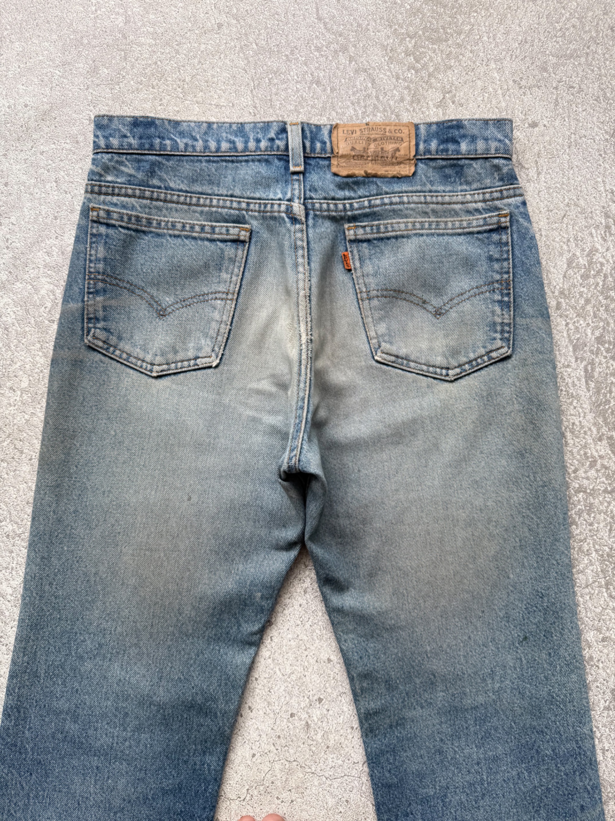 Vintage 1980s Levi's 517 Mudwash Blue Jeans