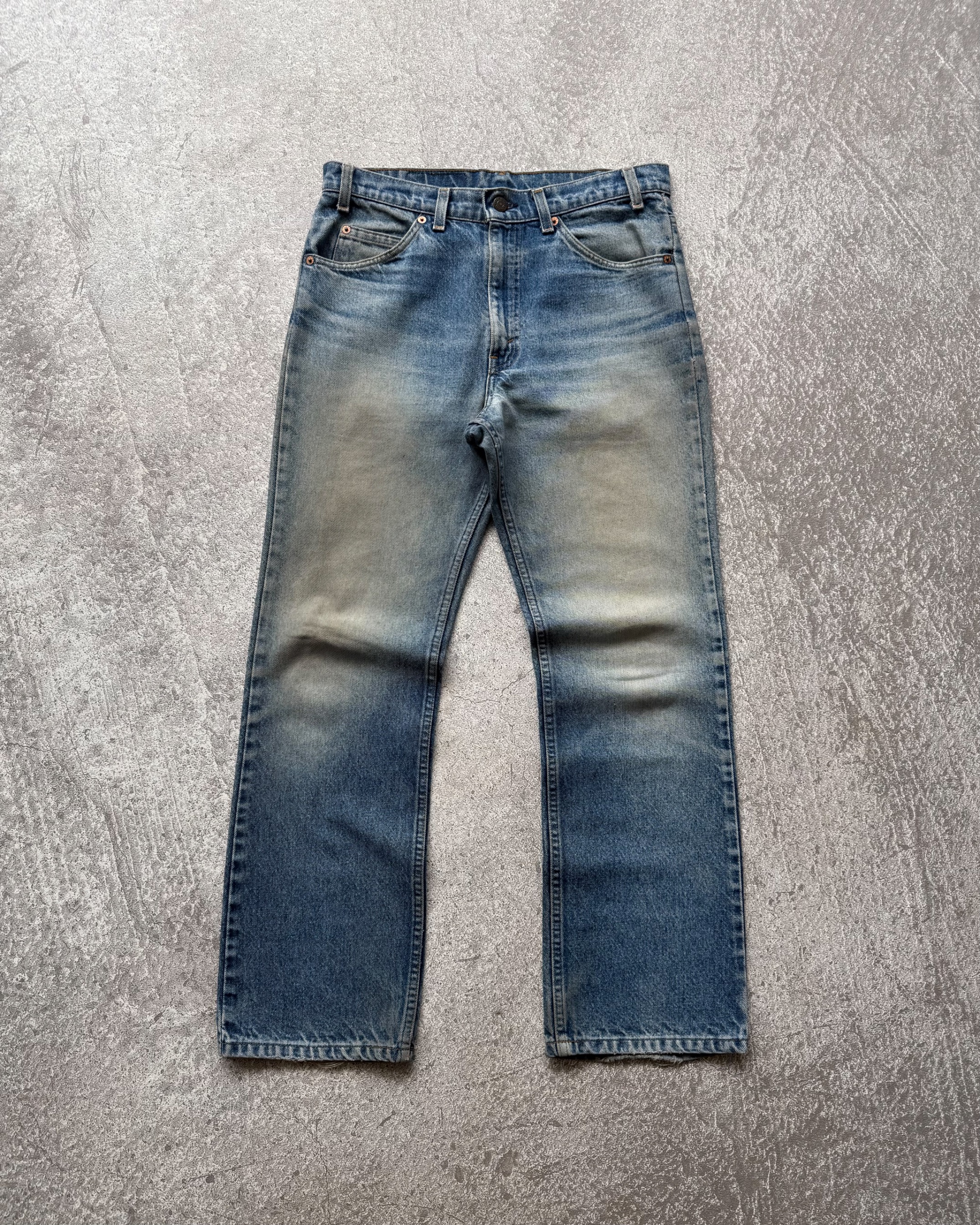 Vintage 1980s Levi's 517 Mudwash Blue Jeans