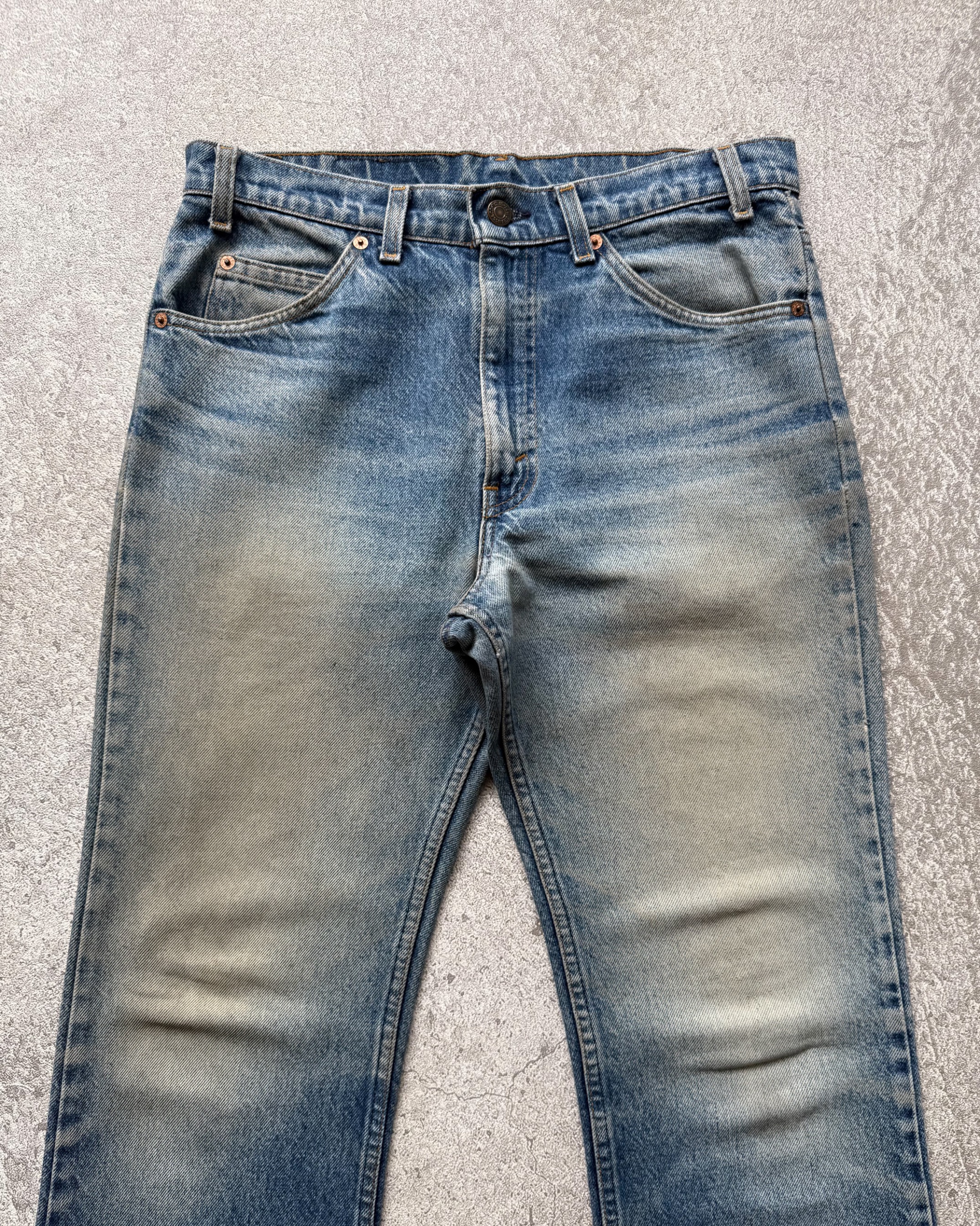 Vintage 1980s Levi's 517 Mudwash Blue Jeans