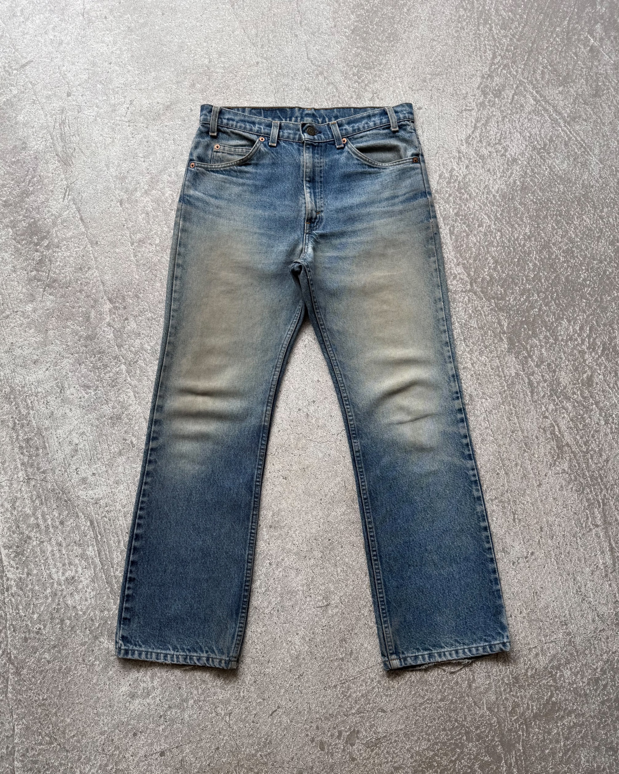 Vintage 1980s Levi's 517 Mudwash Blue Jeans