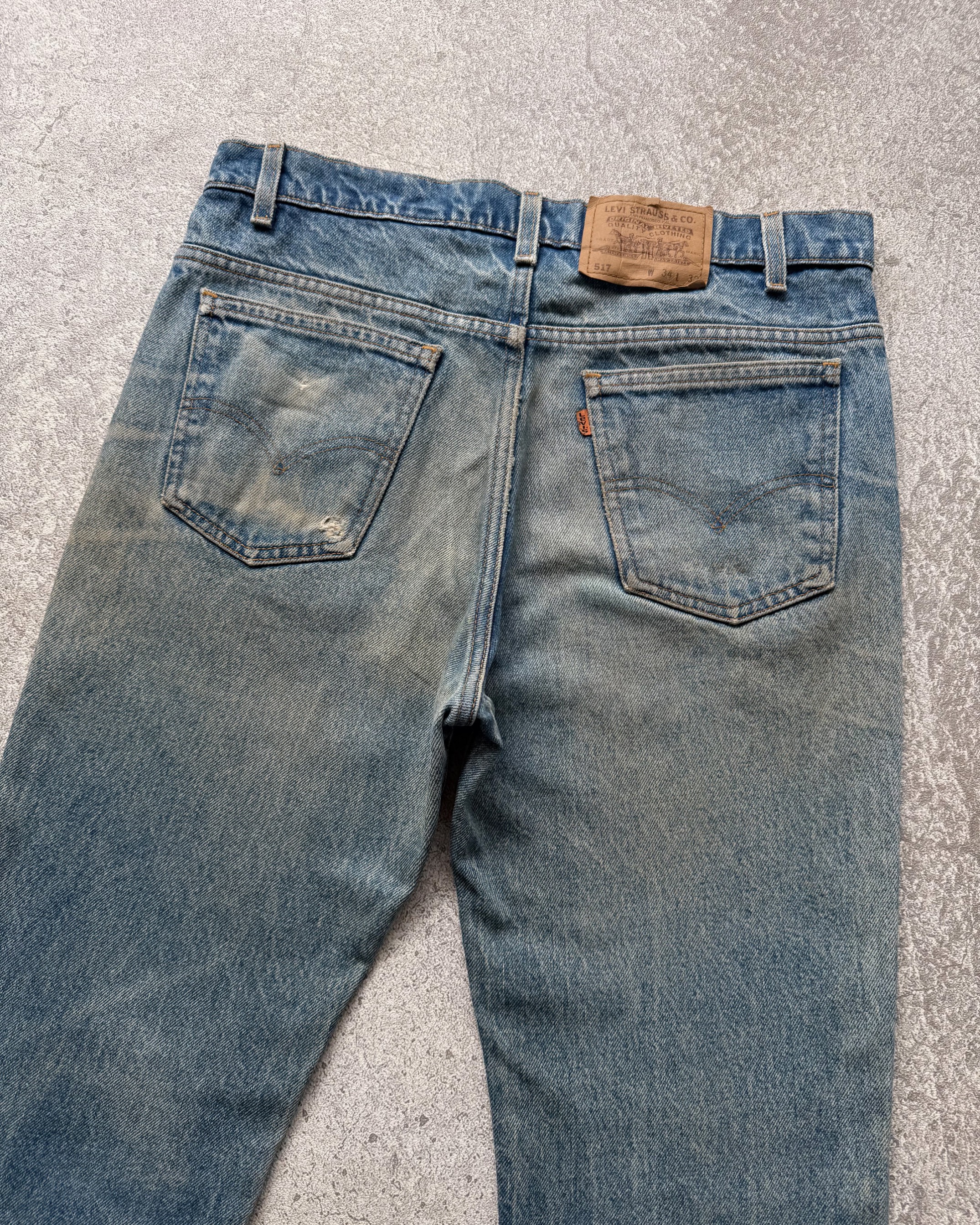 Vintage 1980s Levi's 517 Mudwash Jeans