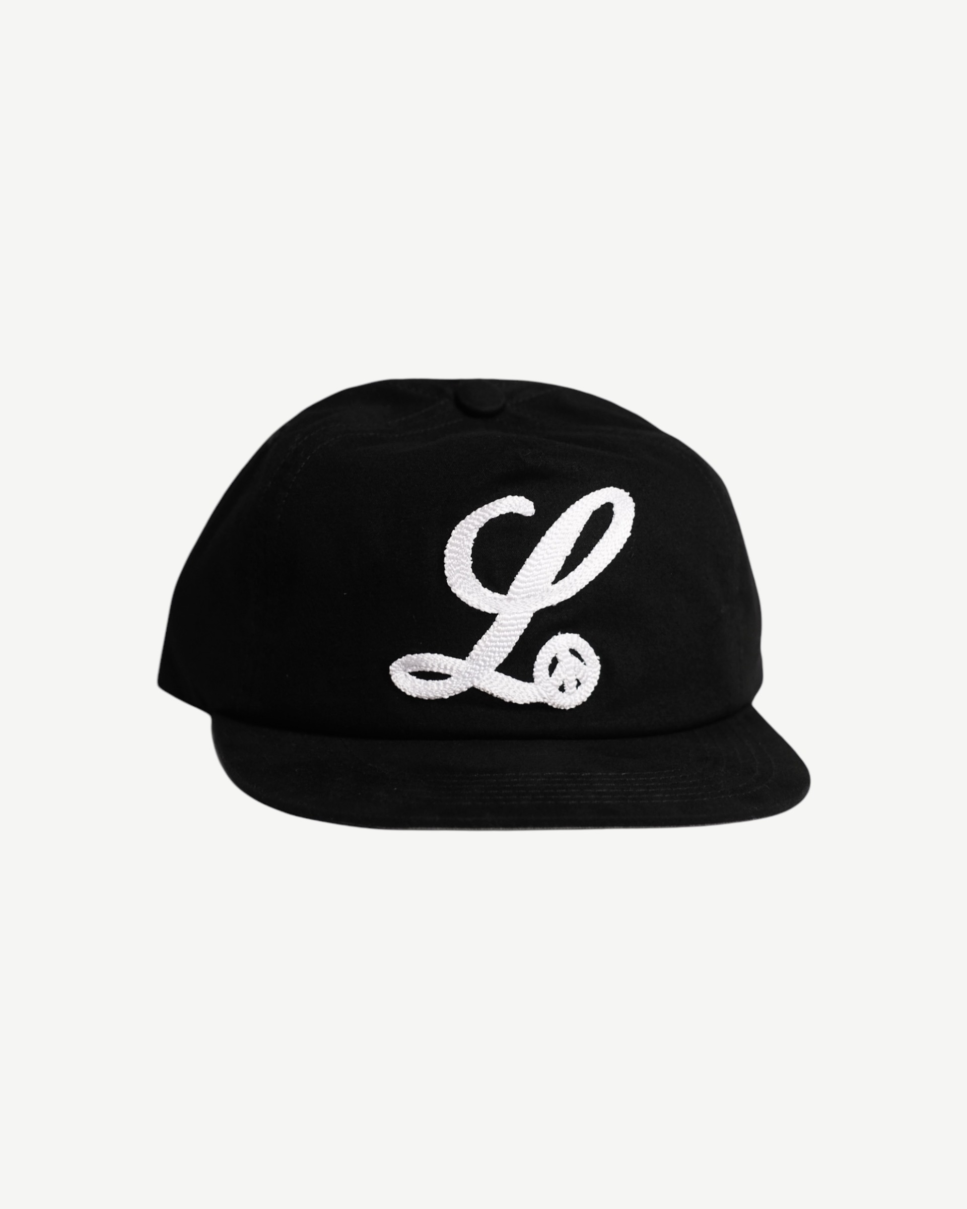 Signature Logo Snapback Black  
