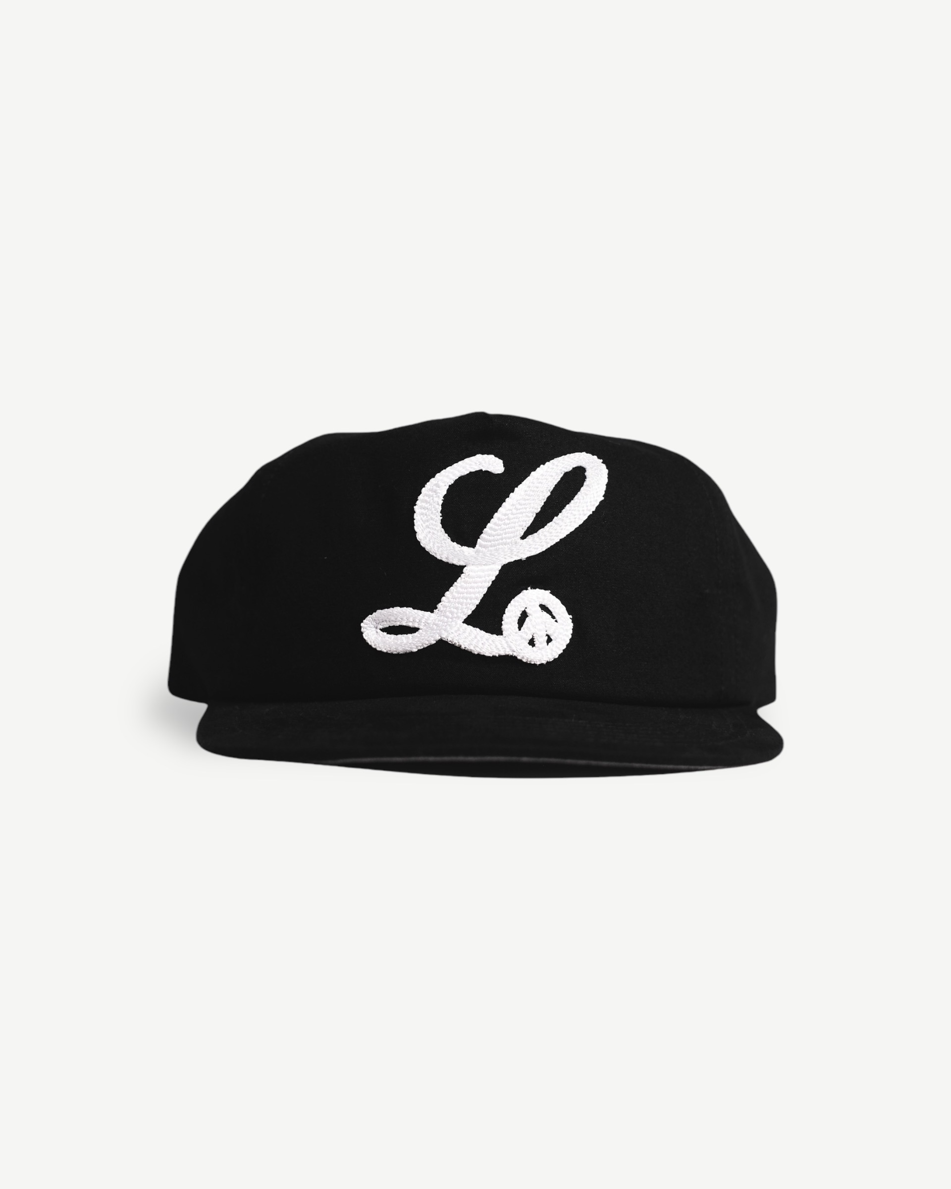 Signature Logo Snapback Black  