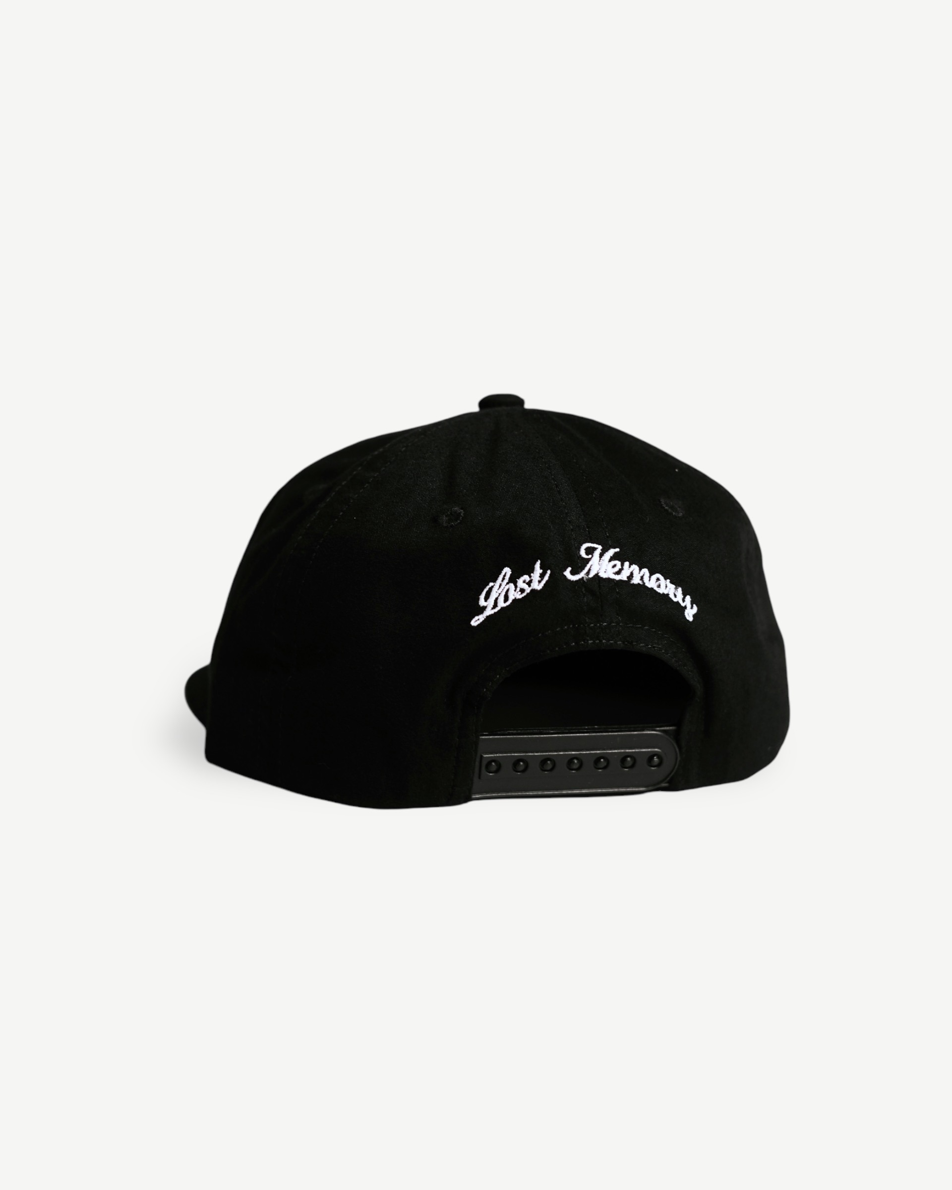 Signature Logo Snapback Black  