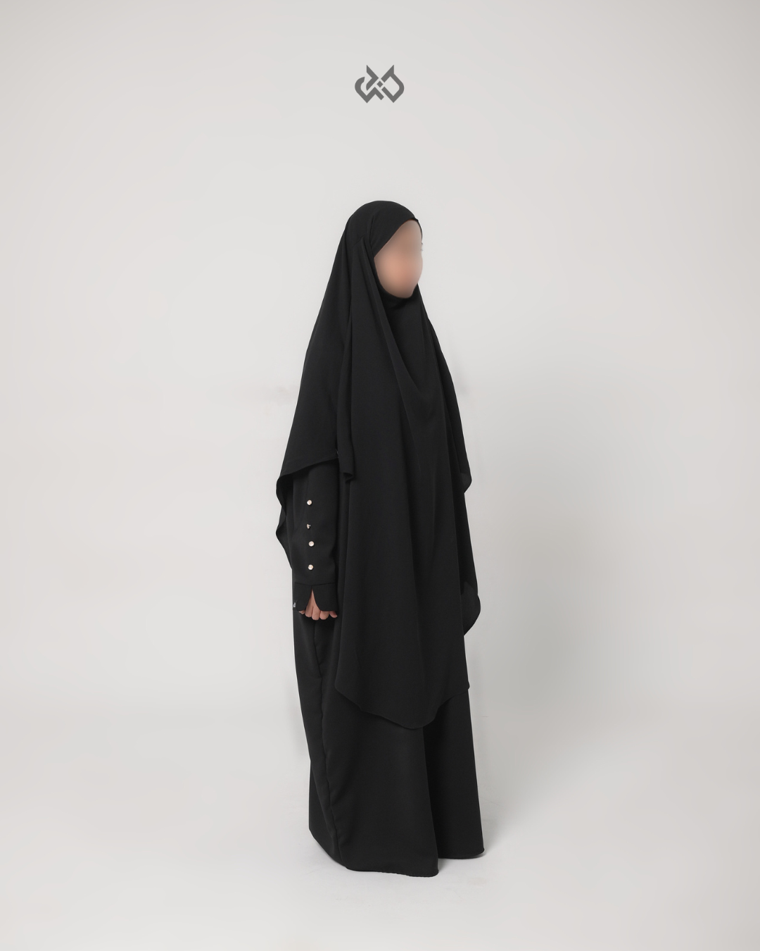 SUMÁ French Khimar Long Anti UV - Midnight Sky