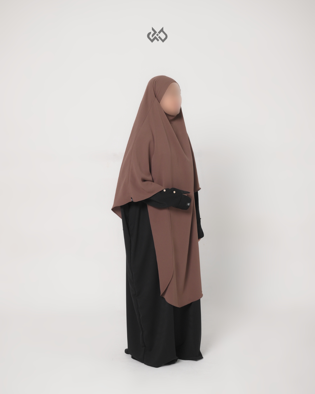 SUMÁ French Khimar Long Anti UV - Canyon