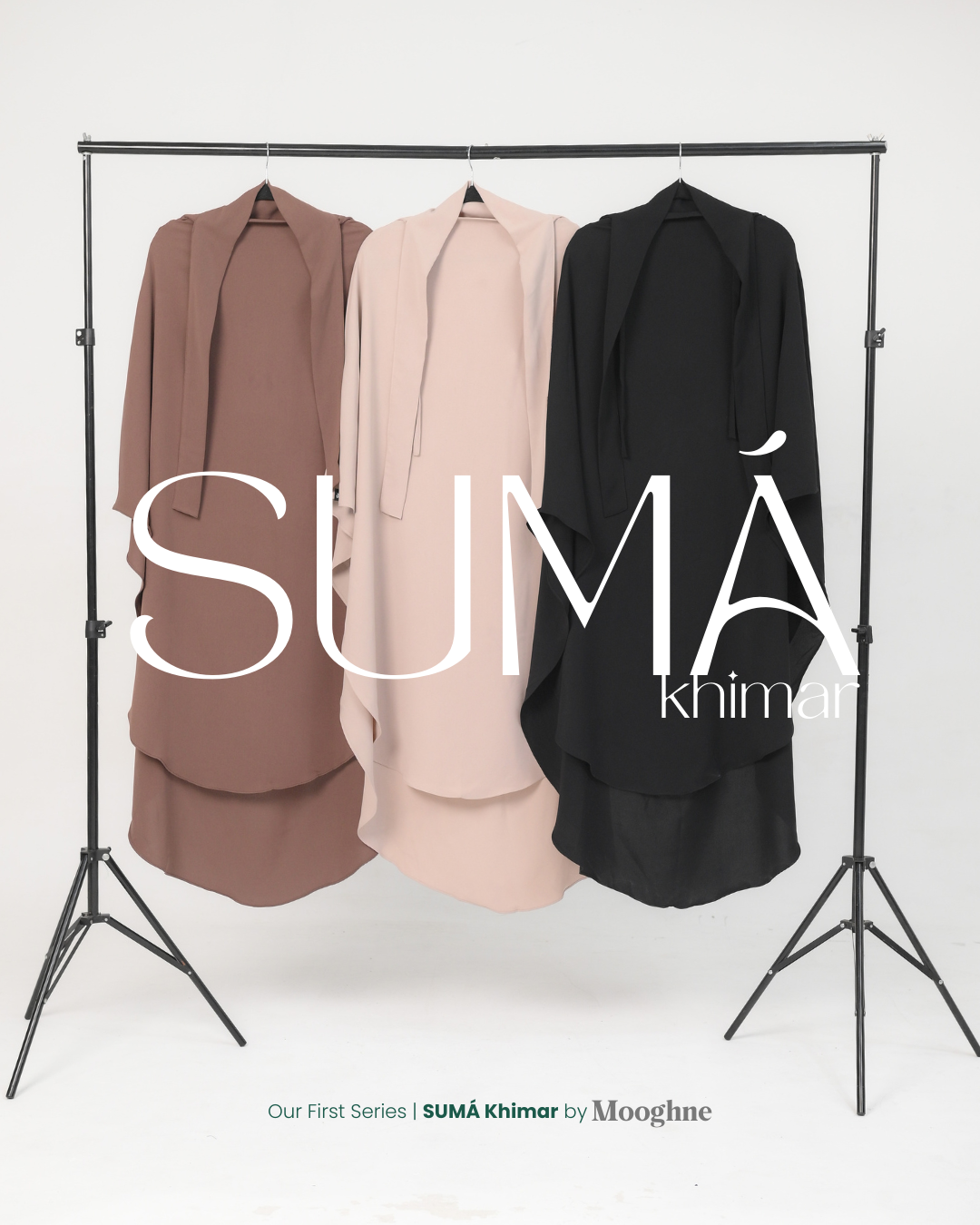SUMÁ French Khimar Long Anti UV - Midnight Sky