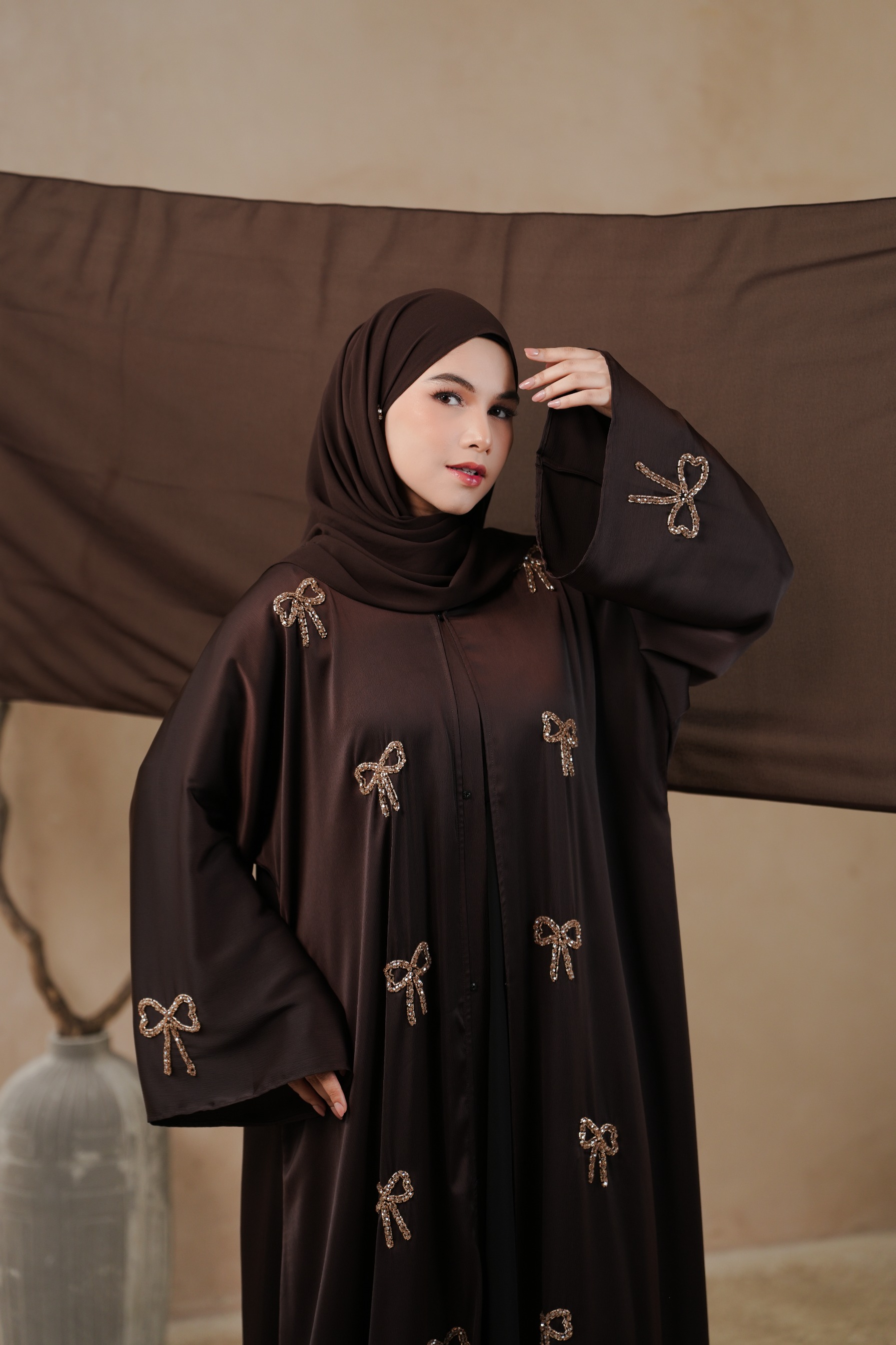 Lulwa Abaya set Pashmina