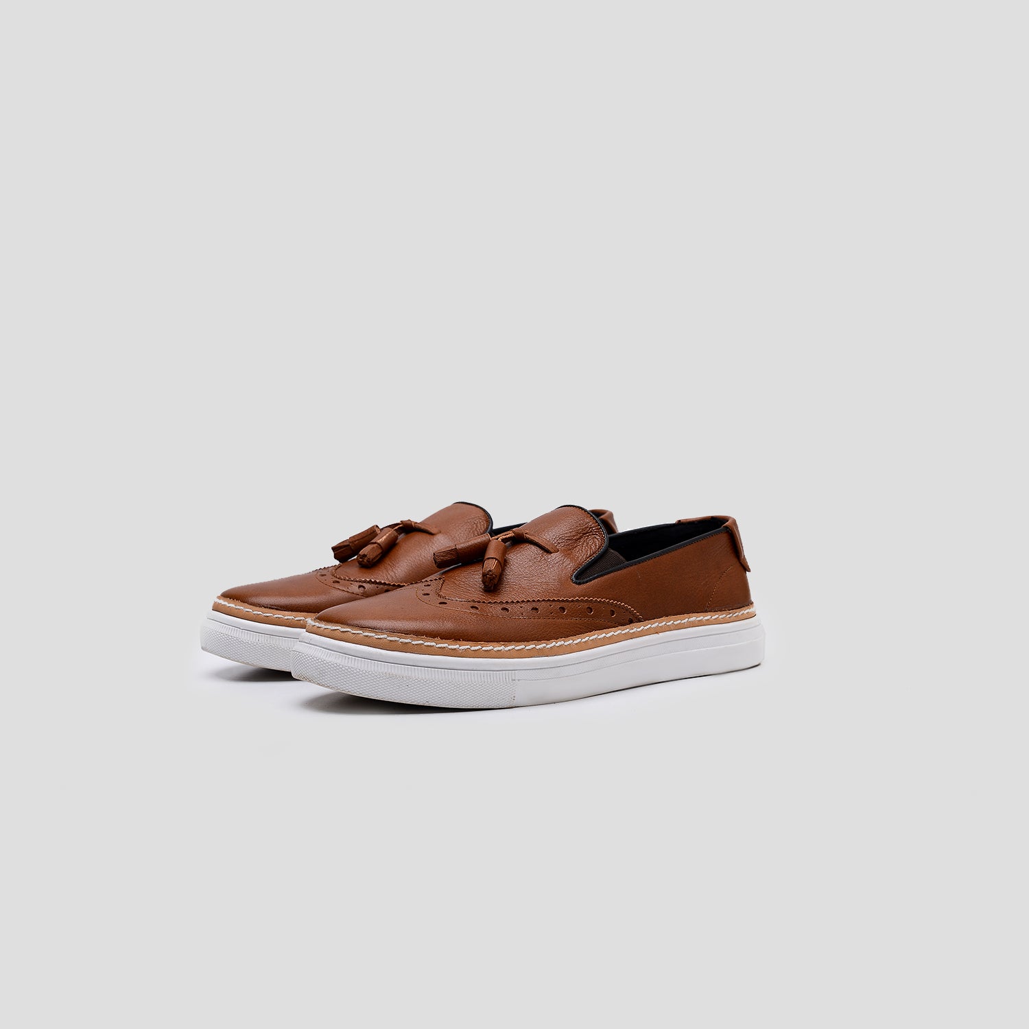 Customized Mono Wing Tip Cognac